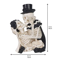 7.5" Couple Embrace Skeleton Tabletop Décor by Ashland®