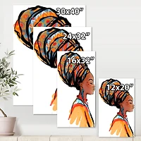 Designart - African American Woman with Turban I