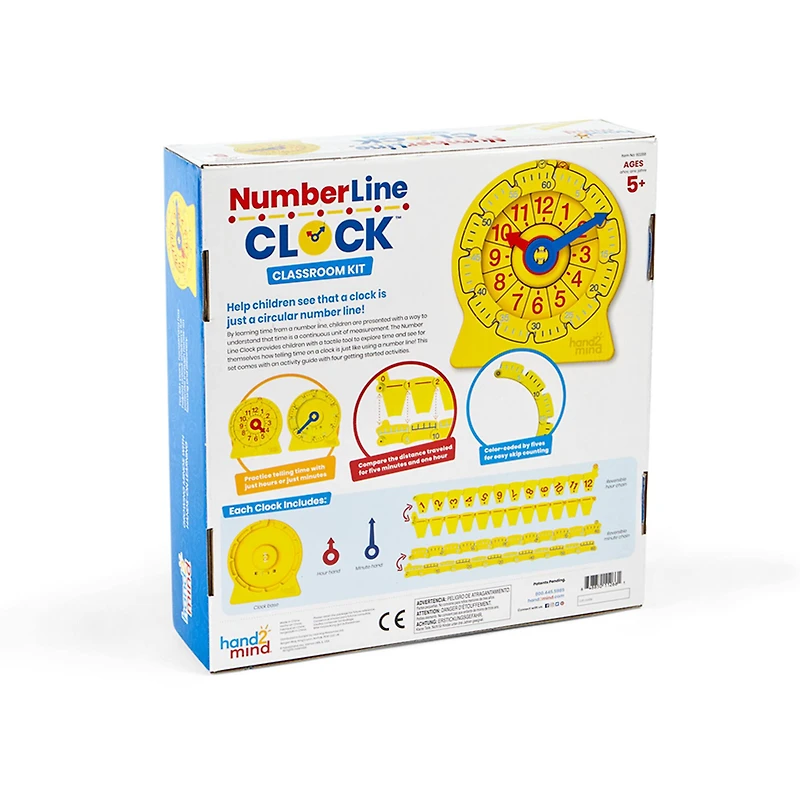 hand2mind Magnetic Demo Clock Set