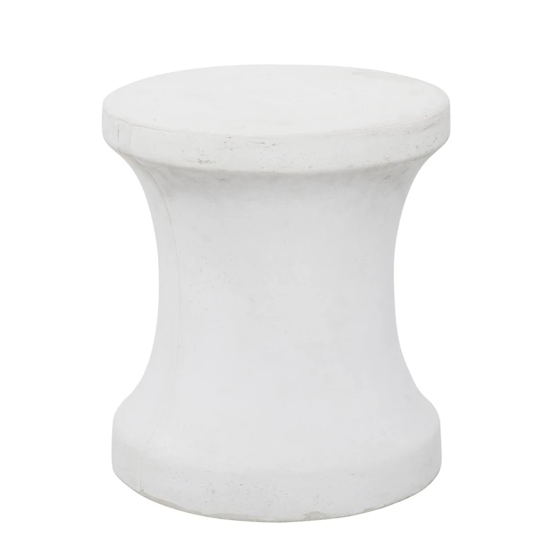 16" Fiberclay Contemporary Outdoor Stool