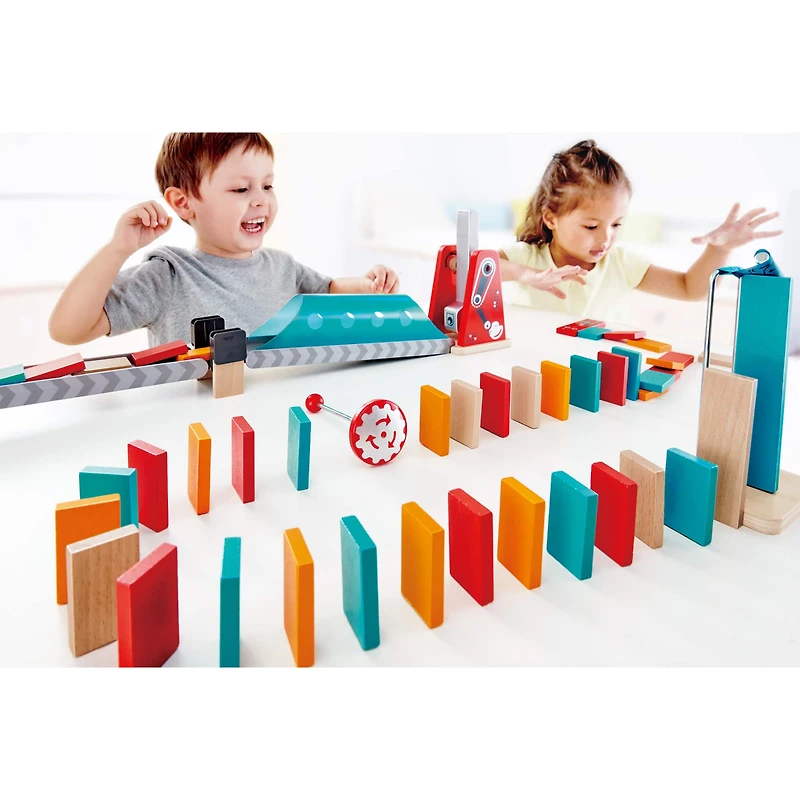 Hape Mighty Hammer Wooden Domino Ball Set