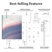 TF Publishing 2025 Hazy Purple Large Monthly Planner