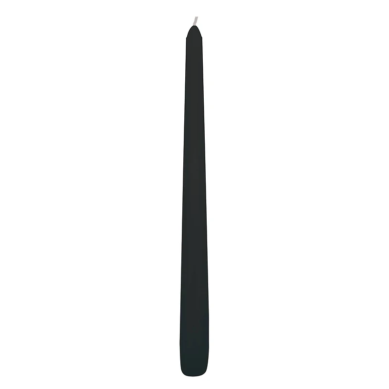 10" Black Taper Candle by Ashland®