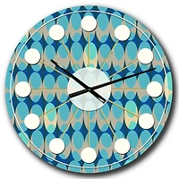 Designart 'Retro Abstract Design Xv Mid-Century Modern Wall Clock