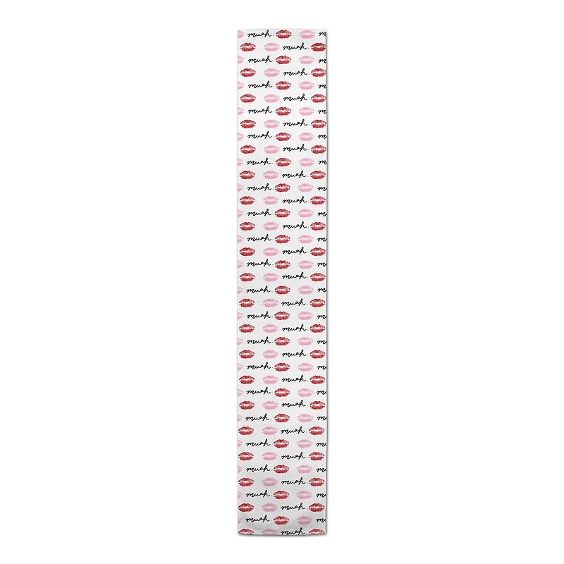 72" Lips Valentine's Day Table Runner