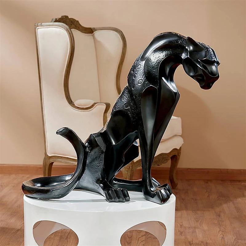 Design Toscano 16.5" Rampant Tranquility Jungle Jaguar Panther Statue