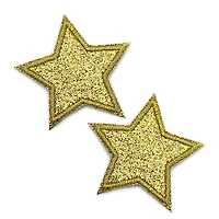 Gwen Studios Iron-On 2" Gold Star Patch, 2ct.