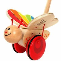 Hape Wooden Push & Pull Butterfly Walking Toy