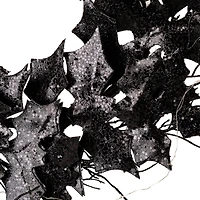 Glitzhome® 26" Lighted Halloween Bat Wreath