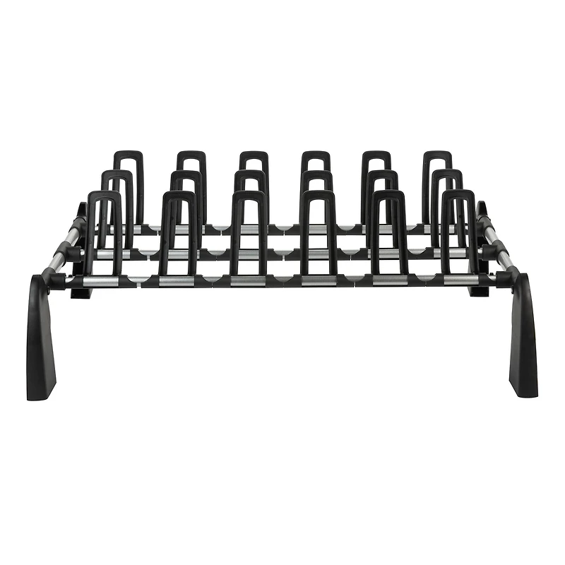 Organize It All 9 Pair Floor Shoe Rack
