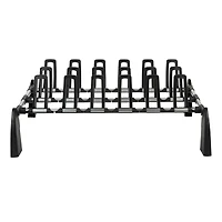 Organize It All 9 Pair Floor Shoe Rack