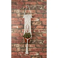 Solid Oak Make-Rame™ Three Beads Macramé Plant Hanger Kit