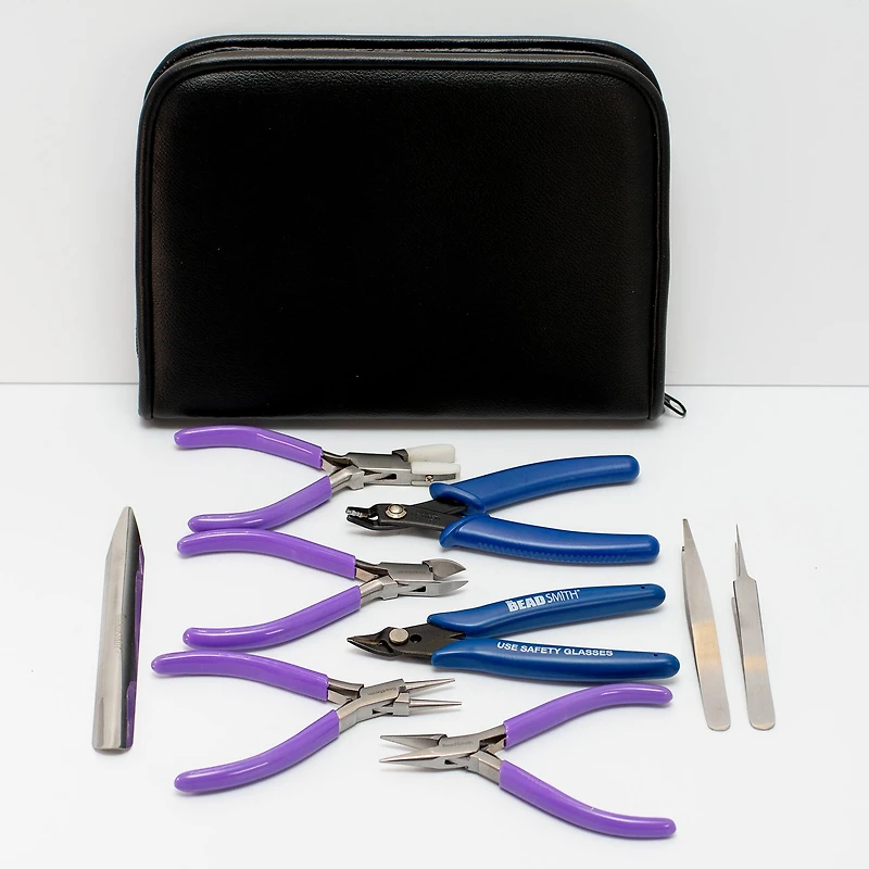 The Beadsmith® 9 Piece Deluxe Beader's Tool Kit