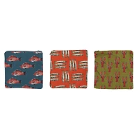 Hello Honey® Sea Life Cotton Zip Food Pouches, 3ct.