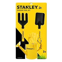 Red Toolbox Stanley Jr 4-Piece Garden Hand Tool Set With Gloves
