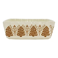 8" x 4.5" Gingerbread Tree Ceramic Baking Dish by Ashland®