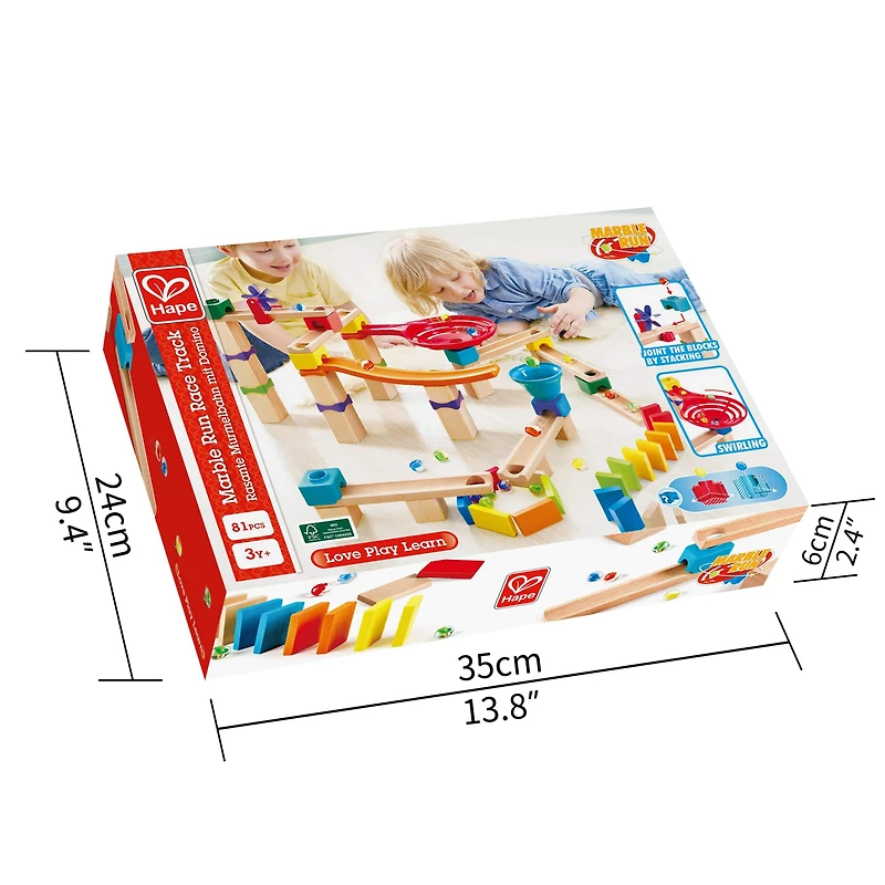 Hape Marble Run DIY Wood Building Racetrack