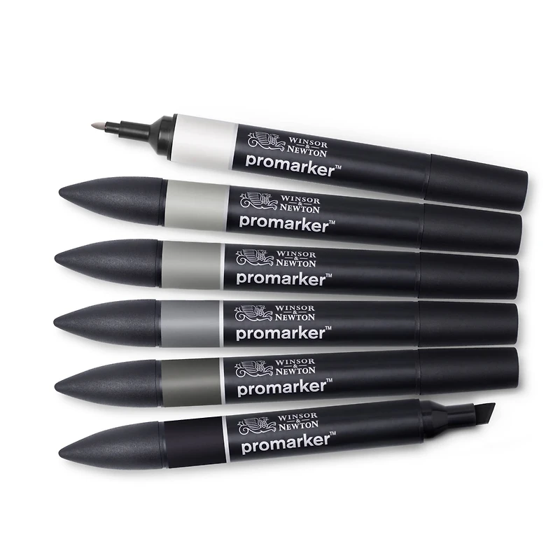 Winsor & Newton® ProMarker™ Neutral Tones 6 Marker Set