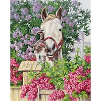 Luca-s Gentle Affection Counted Cross Stitch Kit