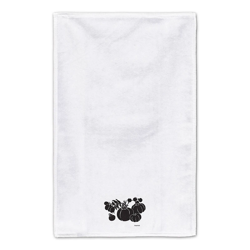 Block Print Tomatoes 16" x 25" Tea Towel - Set of 2