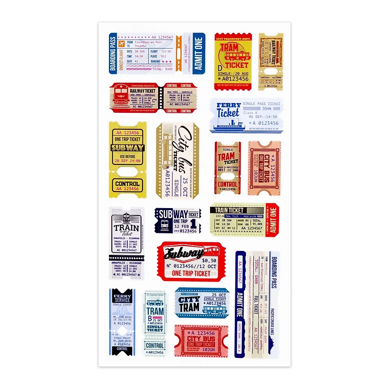 Travel Ticket Stickers by Recollections™