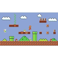 RoomMates Super Mario™ Retro XL Chair Rail Prepasted Mural