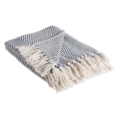 DII® French Blue Urban Chevron Throw