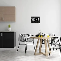 Stupell Industries Wine A Little Laugh A Lot Bottle Typography Framed Wall Art