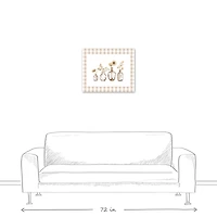 Amber Flower Jar Still 20" x 24" Canvas Wall Art