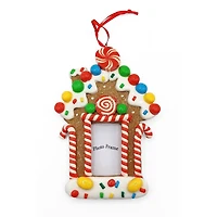 Wizardi 5" Gingerbread House Frame Christmas Ornament