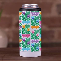 12oz. Mod Flower Pot Pattern Koozie
