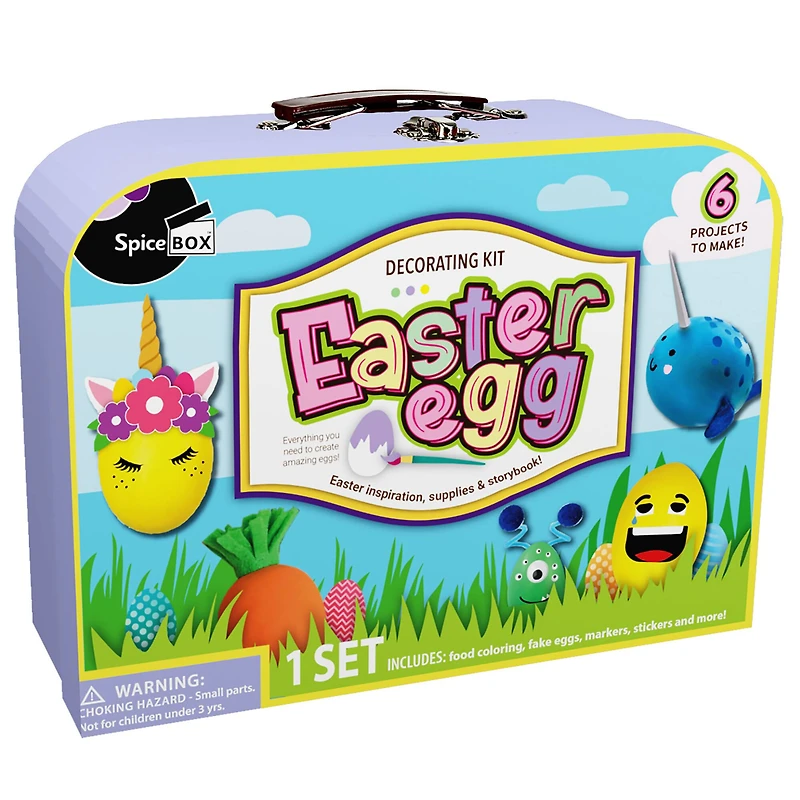 SpiceBox Suitcase Easter Egg Art Kit