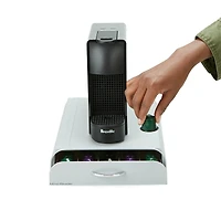 Mind Reader Gray 50 Capacity Single-Serve Coffee Capsule Storage Drawer Organizer