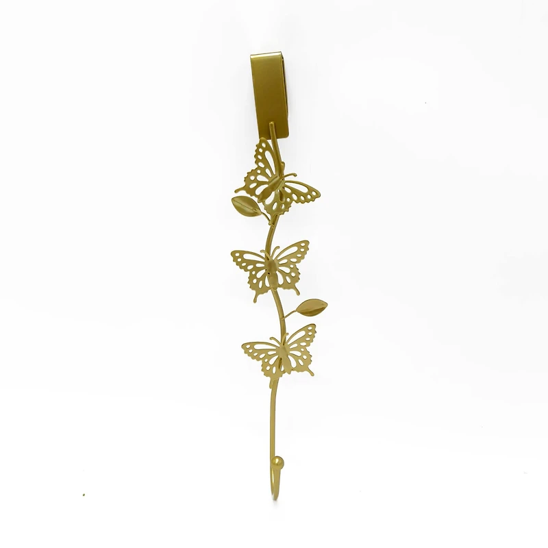 15" Gold Butterfly Wreath Hanger by Ashland®