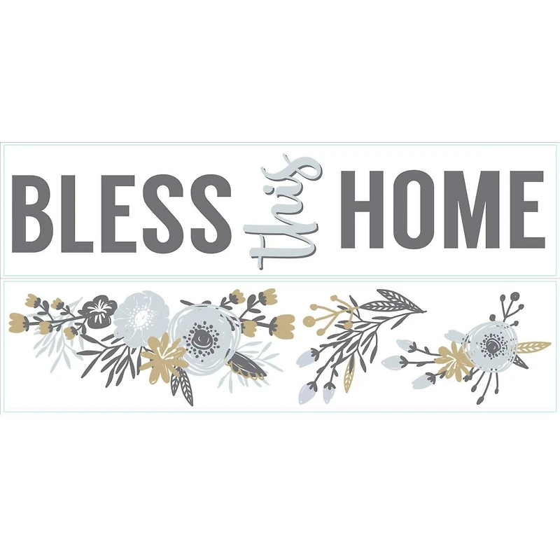 RoomMates Bless This Home Peel & Stick Wall Decals