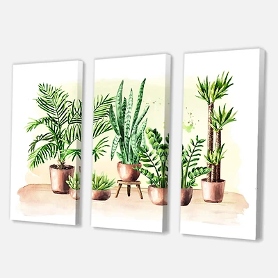 Designart - Indoor Green Home House Plants I