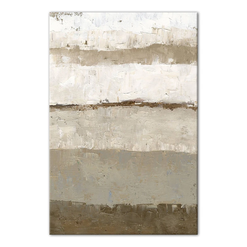 Neutral Stripes 24" x 36" Canvas Wall Art