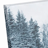 Winter Pond 36x24 Canvas Wall Art
