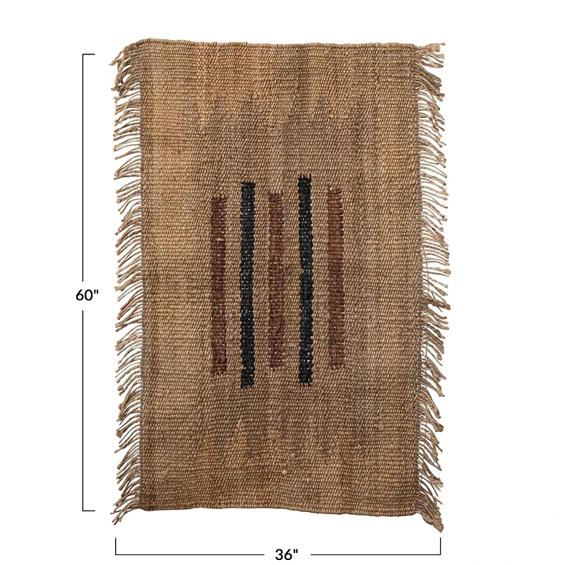 Hello Honey® Bohemian Woven Jute & Leather Wall Hanging
