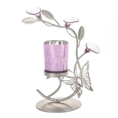 8'' Butterfly Lily Candle Holder