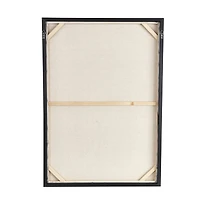 White Canvas Leopard Framed Wall Art