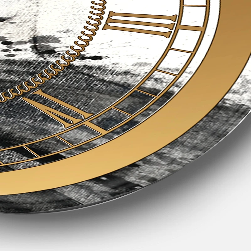 Designart 'Glam And Fashion Feminine Iii Glam Wall Clock