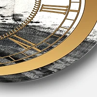 Designart 'Glam And Fashion Feminine Iii Glam Wall Clock