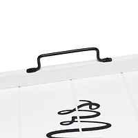 Elegant Designs™ 15.5" Mr. & Mrs. Serving Tray with Handles