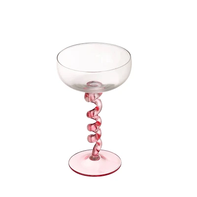 4.8oz. Twisted Stem Glassware by Ashland
