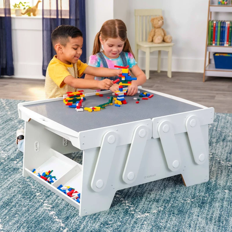 KidKraft Building Bricks Play N Store Mega Table