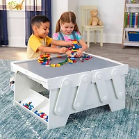 KidKraft Building Bricks Play N Store Mega Table