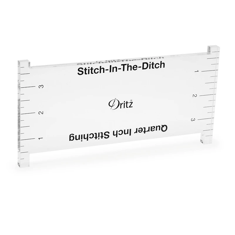 Dritz® Clear Acrylic Stitch Tool for 1/4'' Presser Foot