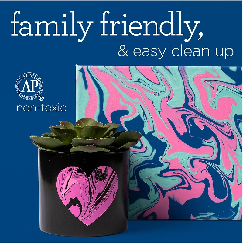 Apple Barrel® Acrylic Paints & Pour Medium 14 Piece Set