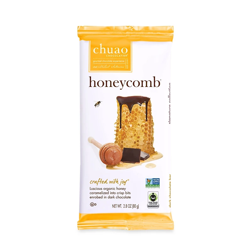 Chuao Chocolatier® Honeycomb Dark Chocolate Bar